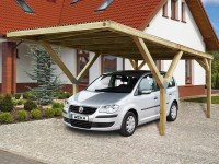 Weka Einzelcarport mit Stahldach Weka Einzelcarport mit Stahldach
