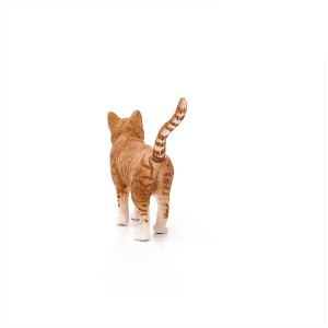Schleich Katze, detailgetreue Spielfigur aus der Farm World, von hinten.