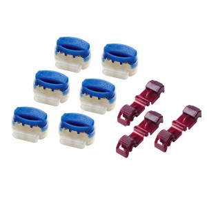Set di connettori e morsetti Gardena per cavo perimetrale robot tagliaerba.