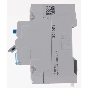 Interruttore differenziale 2 poli, 25A, per la protezione delle persone negli impianti elettrici.