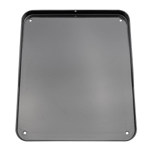 Piastra universale Char-Broil Plus con bordo rialzato, acciaio smaltato, per utensili grill.
