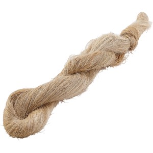 Canapa di tenuta marrone (50g) in treccia per installazioni sanitarie e sigillatura tubi.