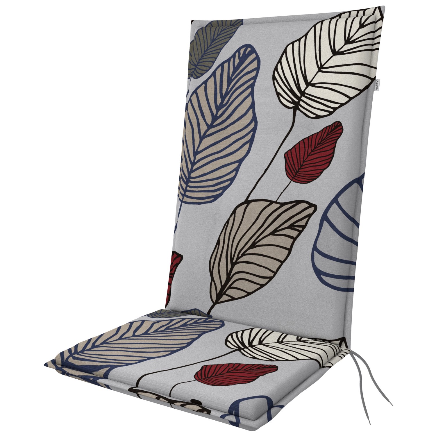 Doppler Auflage Hochlehner Living D.5703 Muster Grau 48 x 119 cm