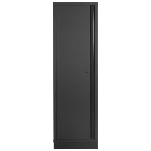 Kraftwerk Werkzeughochschrank Mobilio, schwarz, 200x60x45,8 cm. Werkzeugschrank für Werkstatt.