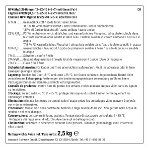 Emballage OBI Start engrais gazon 2,5 kg pour environ 100 m² de pelouse.