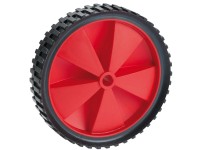 Doerner + Helmer Rad mit Stollenprofil PVC Rot Ø 15 cm / Breite 3,4 cm
