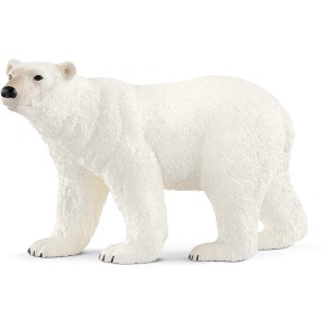 Figurine détaillée d'ours polaire Schleich Wild Life, un excellent cadeau pour les enfants.