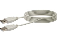 Schwaiger® USB-Anschlusskabel 2.0 Hellgrau Länge 1,5 m Schwaiger® USB-Anschlusskabel 2.0 Hellgrau Länge 1,5 m