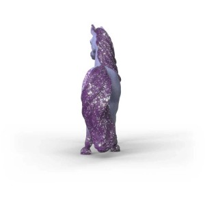 Schleich Bayala Licorne étalon Orchid, violet avec paillettes, vue arrière. Idée cadeau pour enfants.