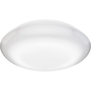 Plafonnier LED blanc Steinel DL Vario Quattro S avec détecteur de mouvement pour extérieur.