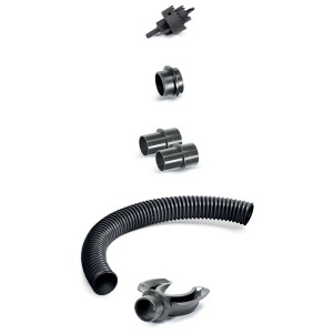 Set filtro esterno Waterform, 9 pezzi: tubo, sega a tazza, riduttori e contenitore di raccolta acqua per serbatoi.