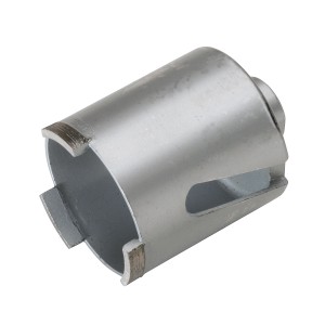 LUX Punta a corona diamantata, 82 mm, per forare con precisione muratura e pietra.