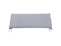Doppler Bankauflage Life 2er D.5354 Hellgrau 46 x 120 cm / Stärke 4,5 cm