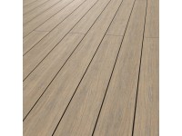 Terrassendiele WPC Braun-Grau 21 x 145 mm / Länge 3 m