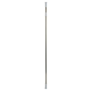 Barre de douche MSV en acier inoxydable, extensible de 140 à 260 cm.
