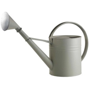 Arrosoir en métal Videx Garden Betty, sable argenté, 7,5 l avec pomme d'arrosage.