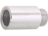 Hahnverlängerung 18,6 (Rp 1/2) x 21 mm (R 1/2) Messing Verchromt 40 mm