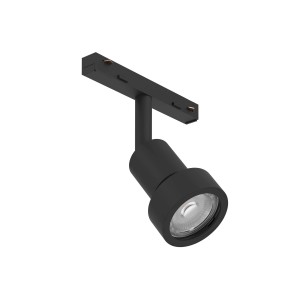 Spot noir EGLO EASYT, 1 ampoule, GU10, pour systèmes de rails. Flexible.