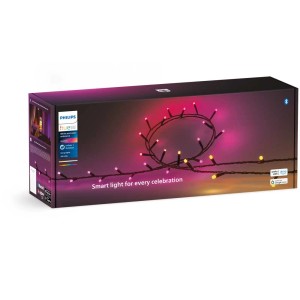 Emballage de la guirlande lumineuse Philips Hue Festavia avec 500 LED et une longueur de 40 m.