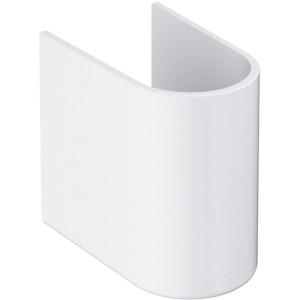Grohe Euro Ceramic semicolonna bianco alpino per lavabi, copre il sifone.