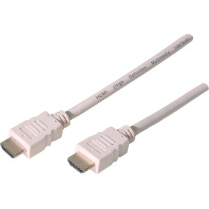 Weißes Schwaiger HDMI-Kabel, 3 m, für Audio & Video.
