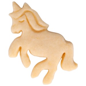 Einhorn Ausstecher aus Edelstahl, 6,5 cm, ideal zum Backen und Basteln.
