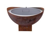 Feu du Jardin Feuerschale Wave Metall Rost-Optik Ø 98 cm / Höhe 54 cm