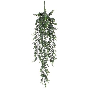 Pianta artificiale di eucalipto verde pendente di Mica Decorations, altezza 78 cm.