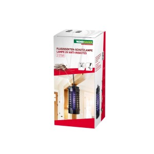 Confezione della lampada antizanzare Windhager 3 Star 4 W, trappola a luce UV per interni.