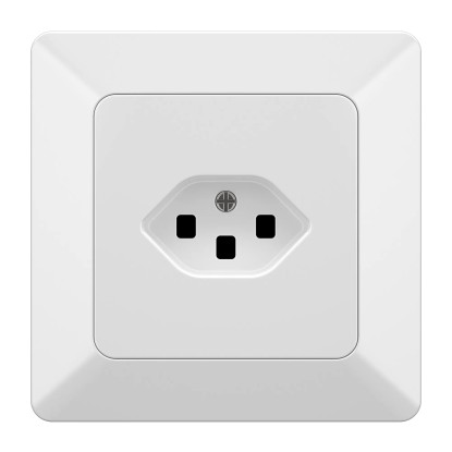 UP-Steckdose 1x Typ 23 Modino Priamos Weiss
