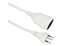 Verlängerungskabel 3-polig PVC Weiss Länge 10 m Verlängerungskabel 3-polig PVC Weiss Länge 10 m
