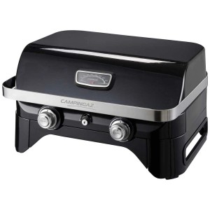 Campingaz Attitude LX Grill da tavolo: Grill a gas compatto con indicatore di temperatura e due bruciatori.