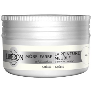 Libéron pittura per mobili Crème, vernice per legno a base di caseina, barattolo da 0,075 l.