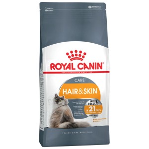 Royal Canin Hair & Skin Care cibo per gatti, confezione da 400g per pelo sano.