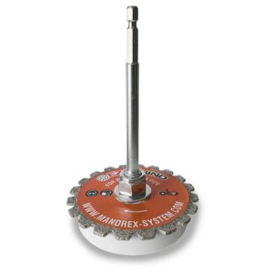 Mandrex Coupe-tube diamant EzyGrind, 90-150mm, pour des coupes précises dans les tubes en plastique.