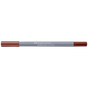 Faber-Castell Goldfaber Aqua Dual Marker, Siena Gebrannt. Stift mit zwei Spitzen.