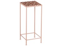 Mica Decorations Table d'appoint Bologna fer Rose (HxlxP) 67 x 28 x 28 cm