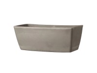 Deroma Pflanzkasten Garda Terrakotta Graphitfarben (HxBxT) 13,1 x 32,2 x 16,2 cm