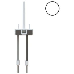 Cartouche lumineuse LED blanche pour interrupteurs/boutons et petites combinaisons. Accessoire pour boîtes d'interrupteurs.