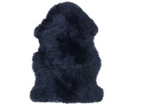 Schaffell Echtfell Schwarz ca. 60 x 85 cm