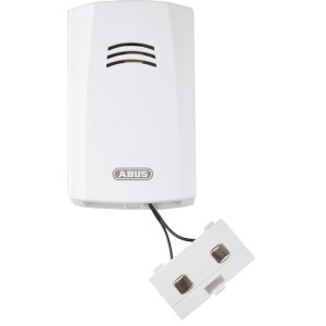Abus Wassermelder HSWM10000, weiß, mit externem Sensor. Alarmanlage für Küche, Bad und Keller.