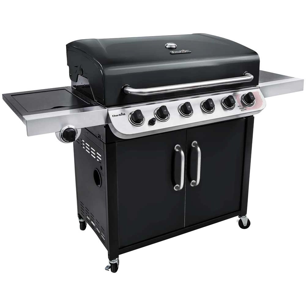 Gasgrill 'boston Black 6 Kr Turbo' 6 Brenner Char-Broil Gasgrill Convective 640 B Schwarz mit 6 Brennern und