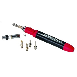 Rothenberger Industrial Micropen Set : Fer à souder à gaz avec embouts pour soudure précise.