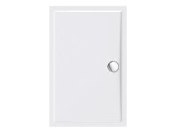 Piatto doccia in acrilico Teso Bianco (HxLxP) 140 x 90 x 2,5 cm