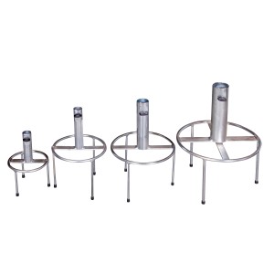 Punta da prato Doppler per ombrelloni fino a 25mm di spessore del tubo, varie dimensioni.
