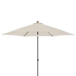 Doppler Mittelmastschirm myZone, ca. 300 cm, naturfarbener Marktschirm mit Push-Up Funktion.
