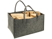 Valo Filztasche faltbar Grau (HxBxT) 50 x 34 x 27 cm