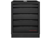 Kraftwerk Werkzeugschrank Mobilio 5 Schubladen Schwarz (HxBxT) 91 x 68 x 45,8 cm