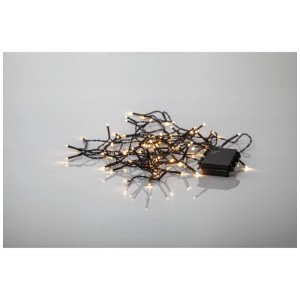 Guirlande lumineuse LED Star Trading Dura String avec 80 LED blanc chaud, à piles.