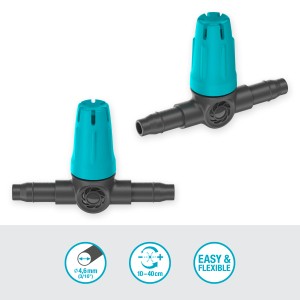 Gardena Ugelli per piccole superfici Micro-Drip (10 pz) per irrigazione mirata di piccole aree.